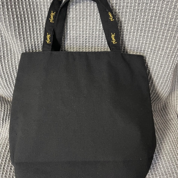 L Black Canvas Vip Gift Parfums Tote Shopping Bag - Picture 4 of 5